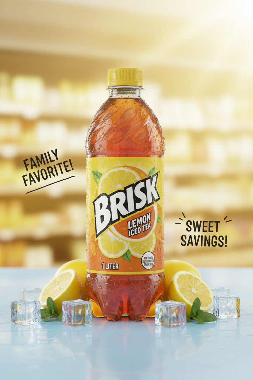 Brisk Lemon Icetea 1l