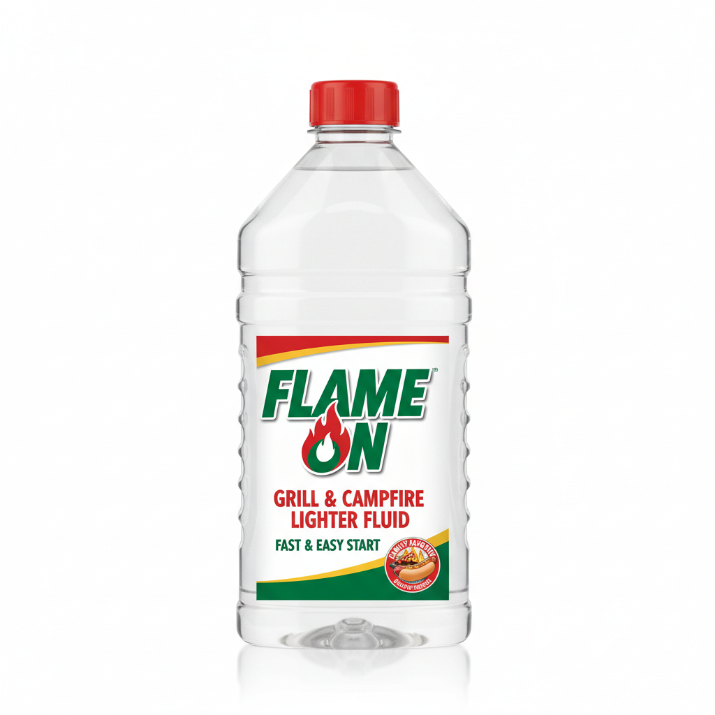 By Lighter Fluid