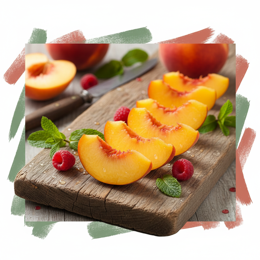 By Sliced Peach