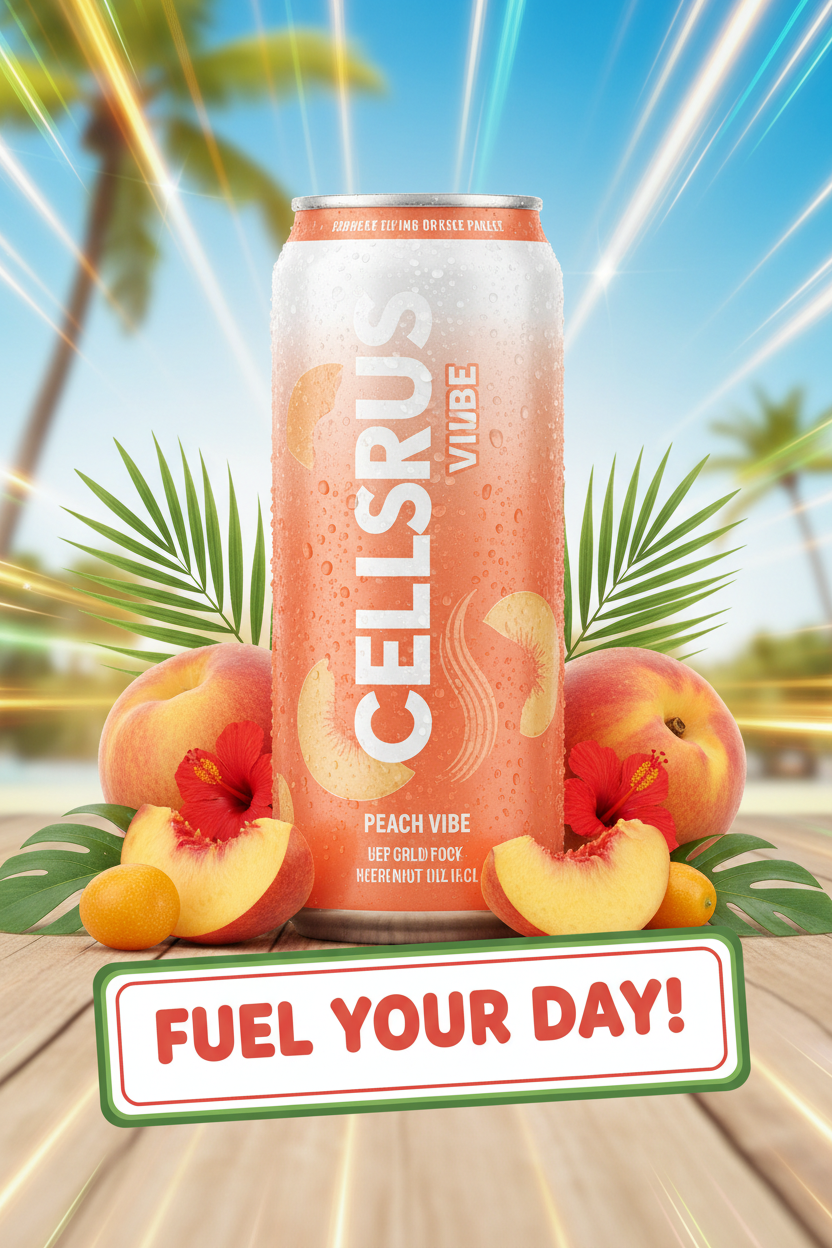 Celsius Peach Vibe
