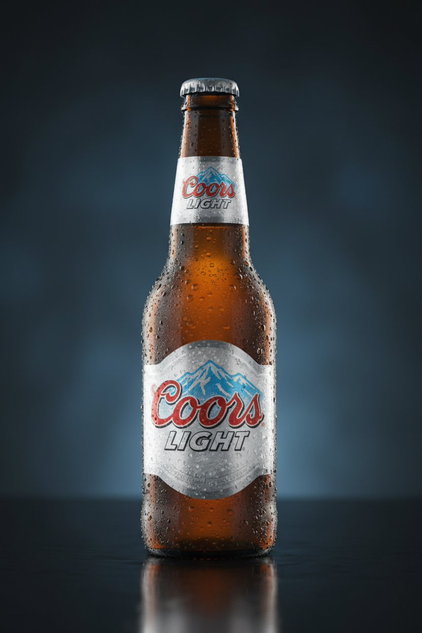 Coors Lite Single Bottle