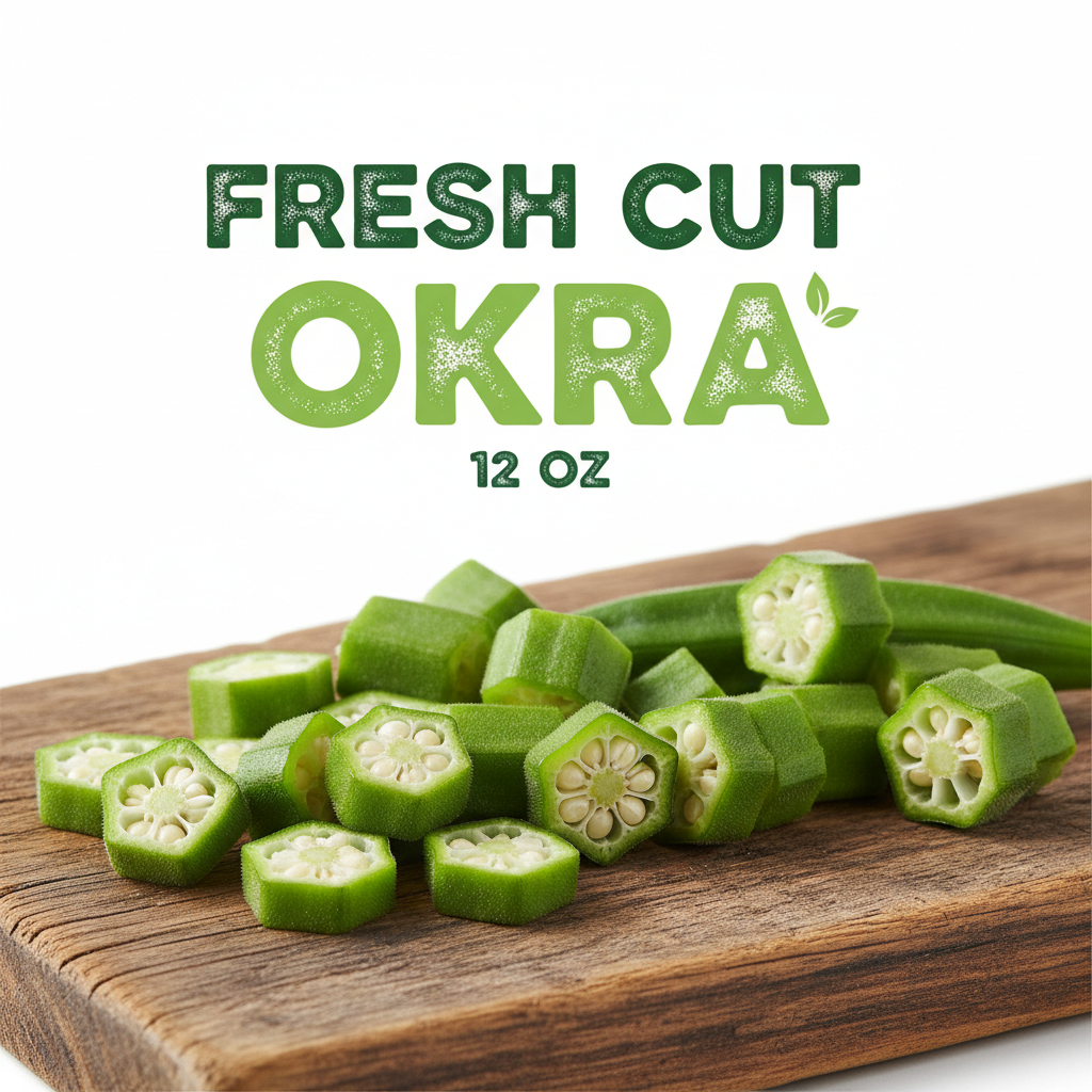 Cut Okra 12 Oz