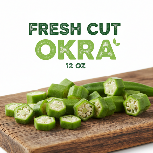 Cut Okra 12 Oz