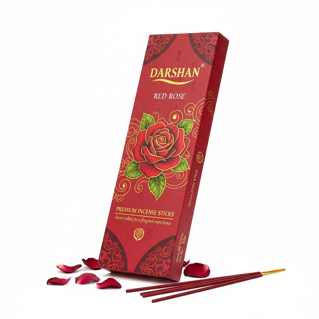 Darshan Red Rose Incense
