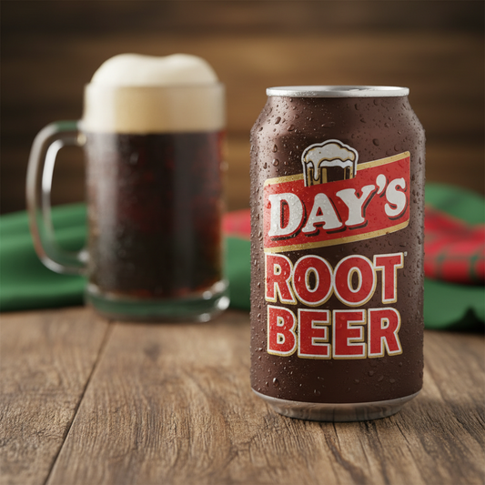 Day's Can Single Root Beer