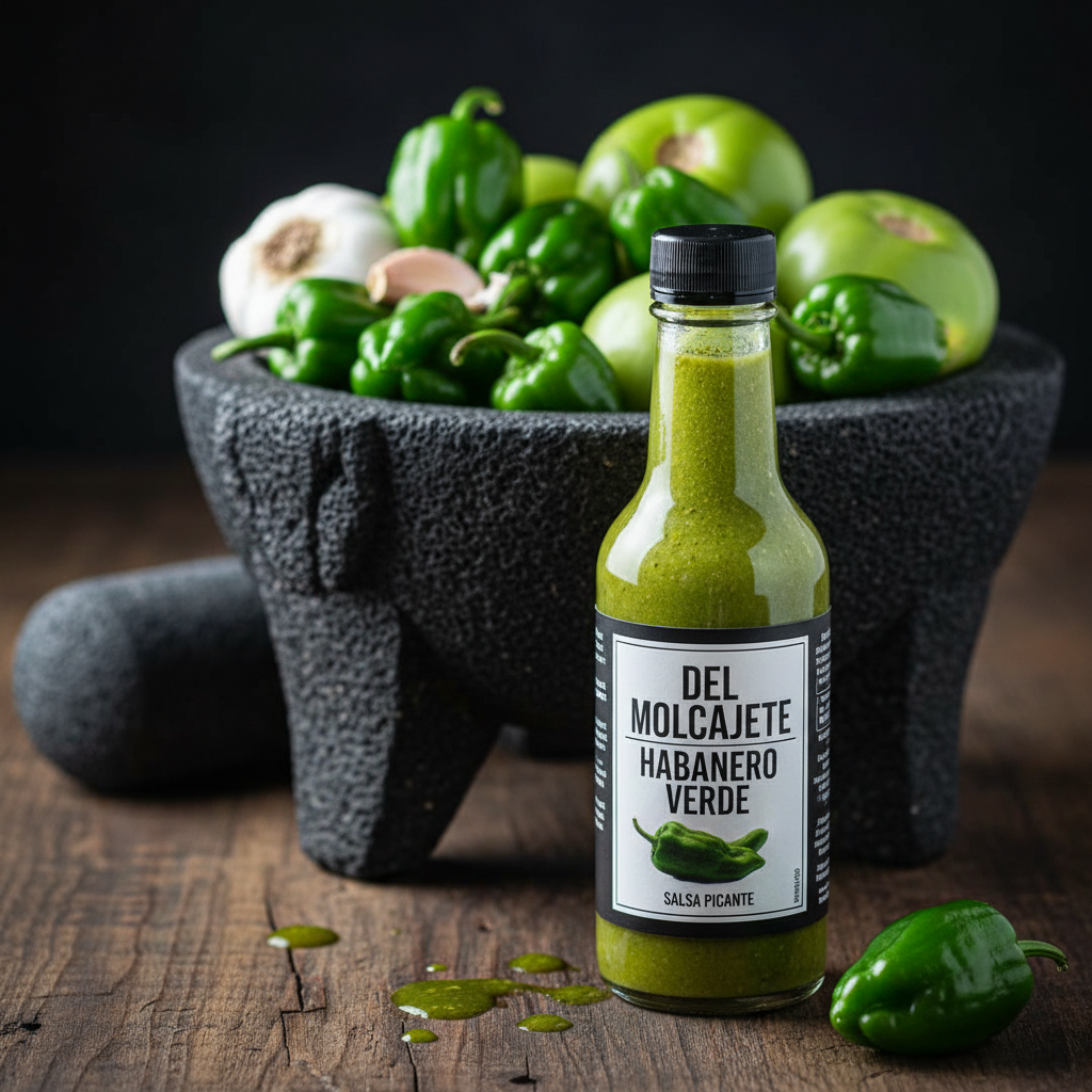 Del Molcajete Habanero Verde