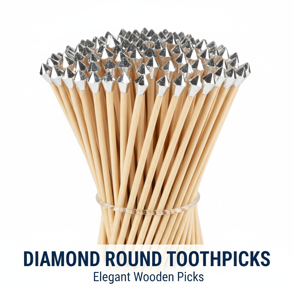 Diamond Round Toothpicks