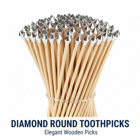 Diamond Round Toothpicks