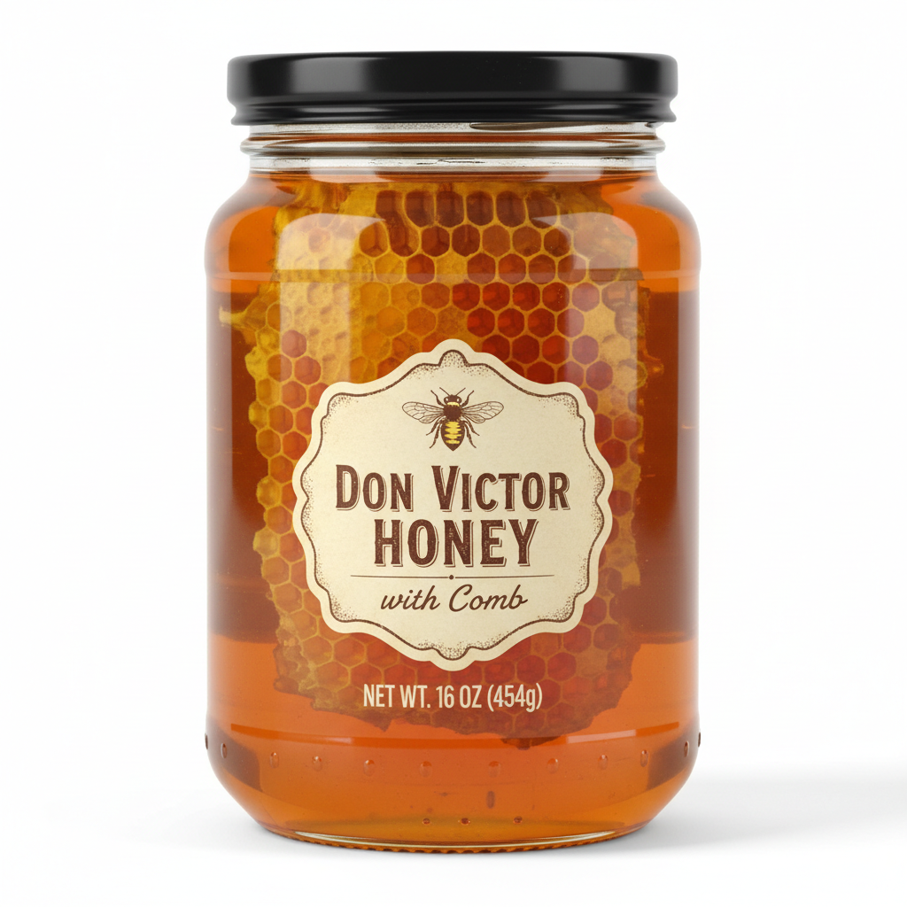 Don Victor Honey W/ Comb 16 Oz
