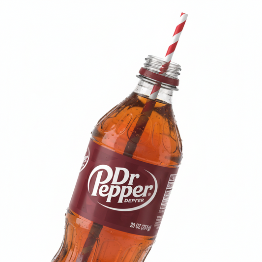 Dr Pepper Straw 20