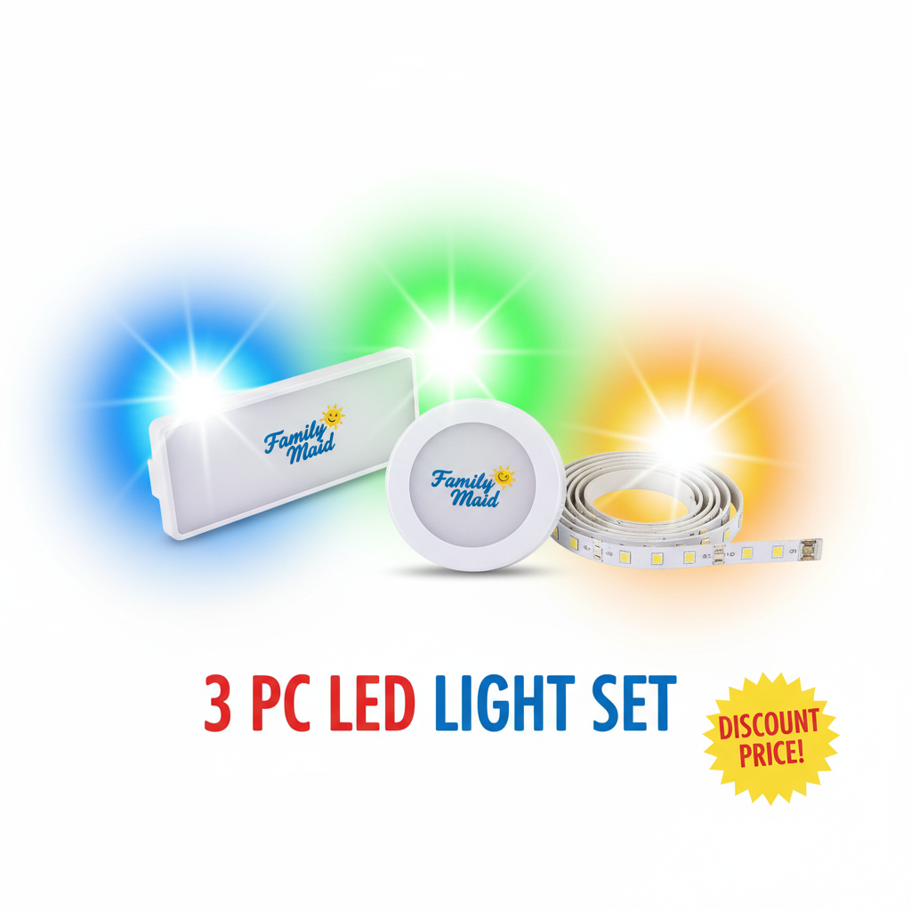 Family Maid 3 Pc Led Light