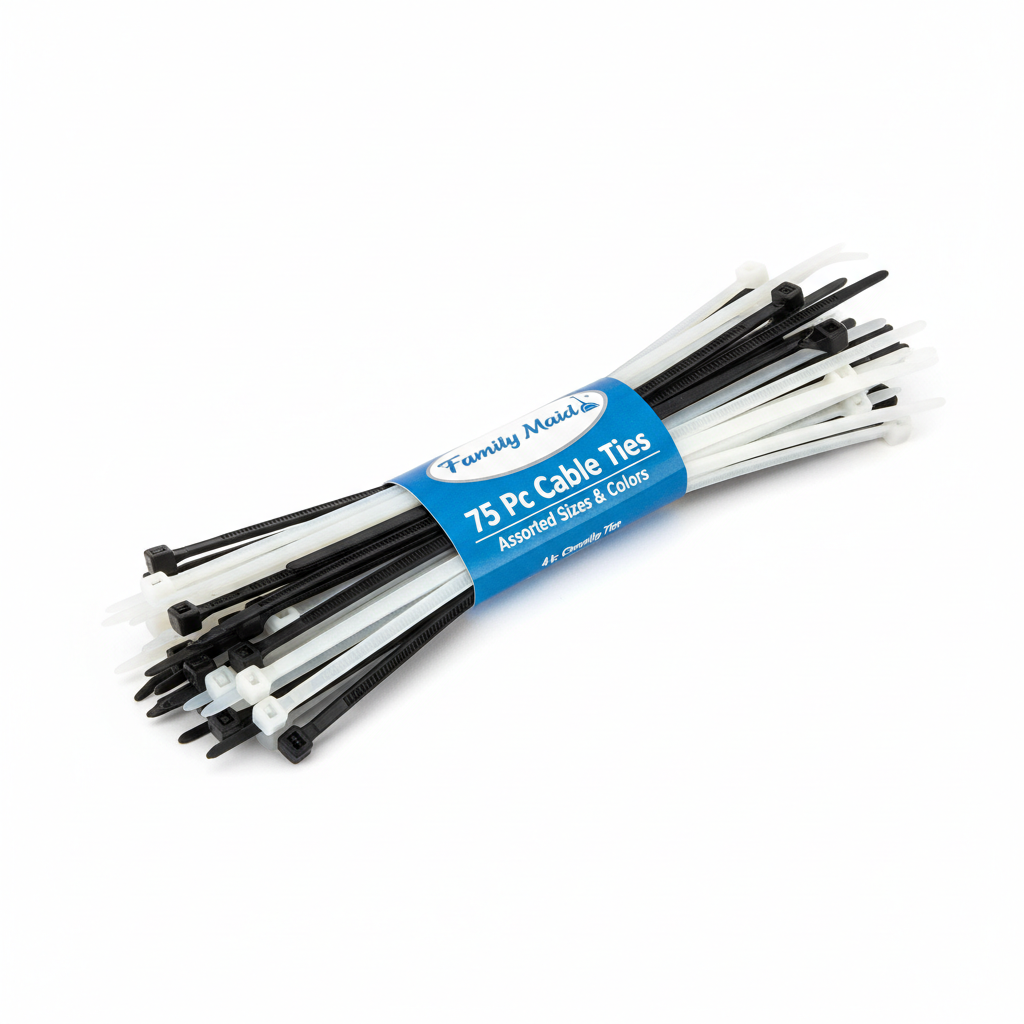 Family Maid 75 Pc Cable Ties