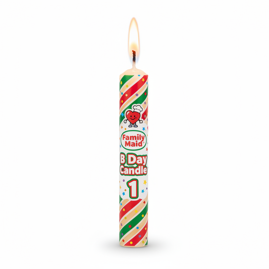 Family Maid B Day Candle 1