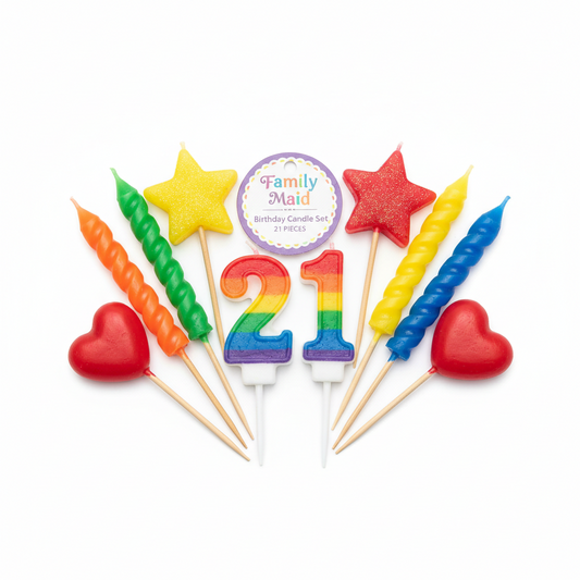 Family Maid B Day Candle Set 21 Pc