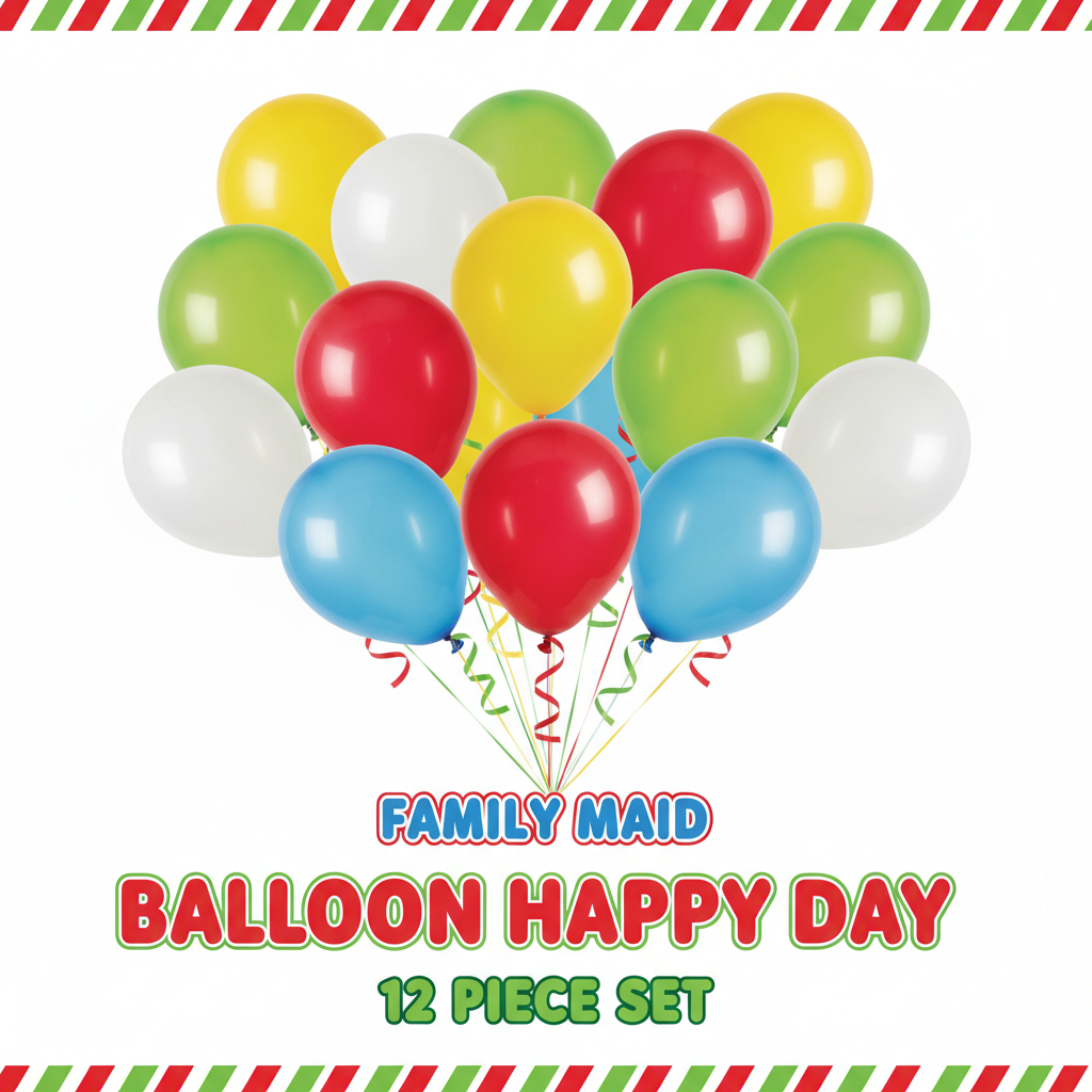 Family Maid Baloon H Day 12 Pc