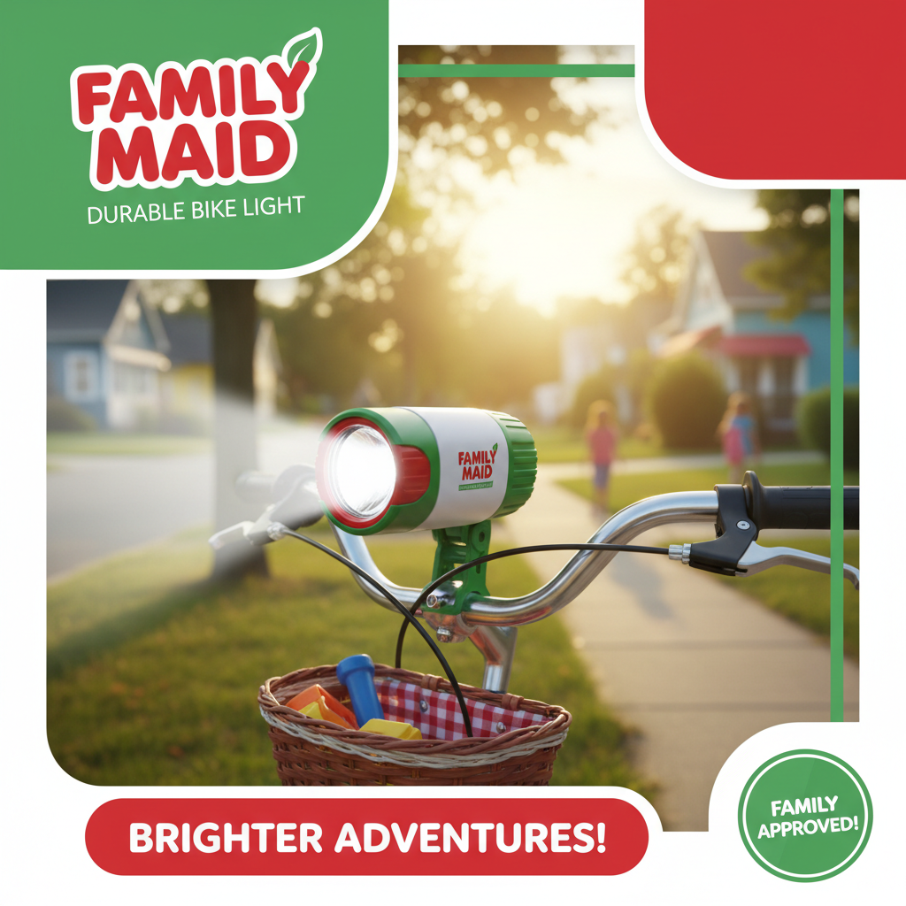 Family Maid Bike Light