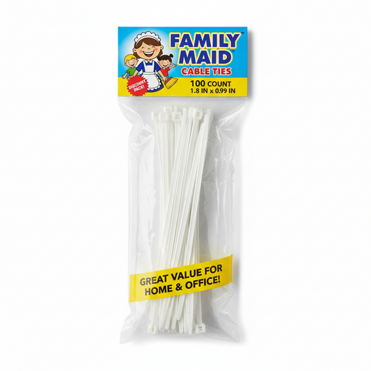 Family Maid Cable Ties 11.8",0.99"
