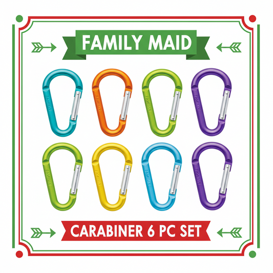 Family Maid Carabiner 6 Pc