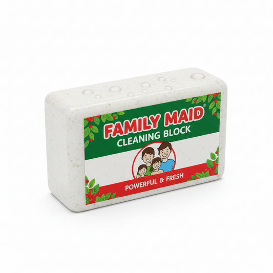 Family Maid Cleaning Block