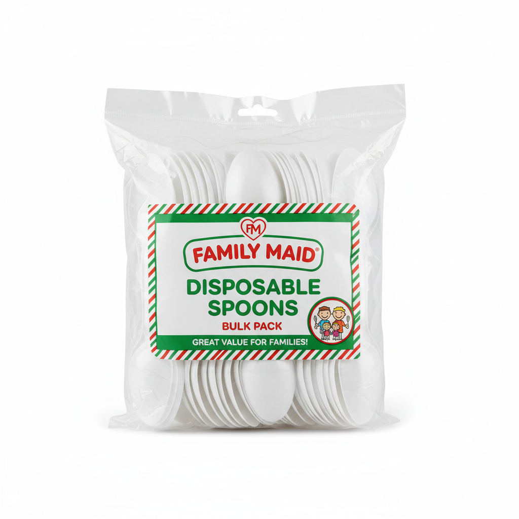 Family Maid Disposable Spoons