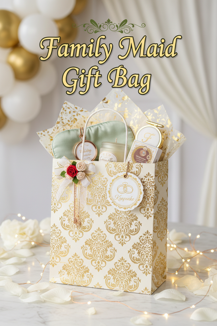 Family Maid Gift Bag Wedding