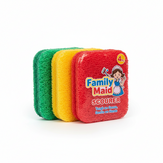 Family Maid Scourer 4 Pc
