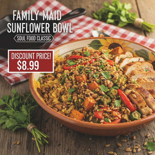 Family Maid Sunflower Bowl