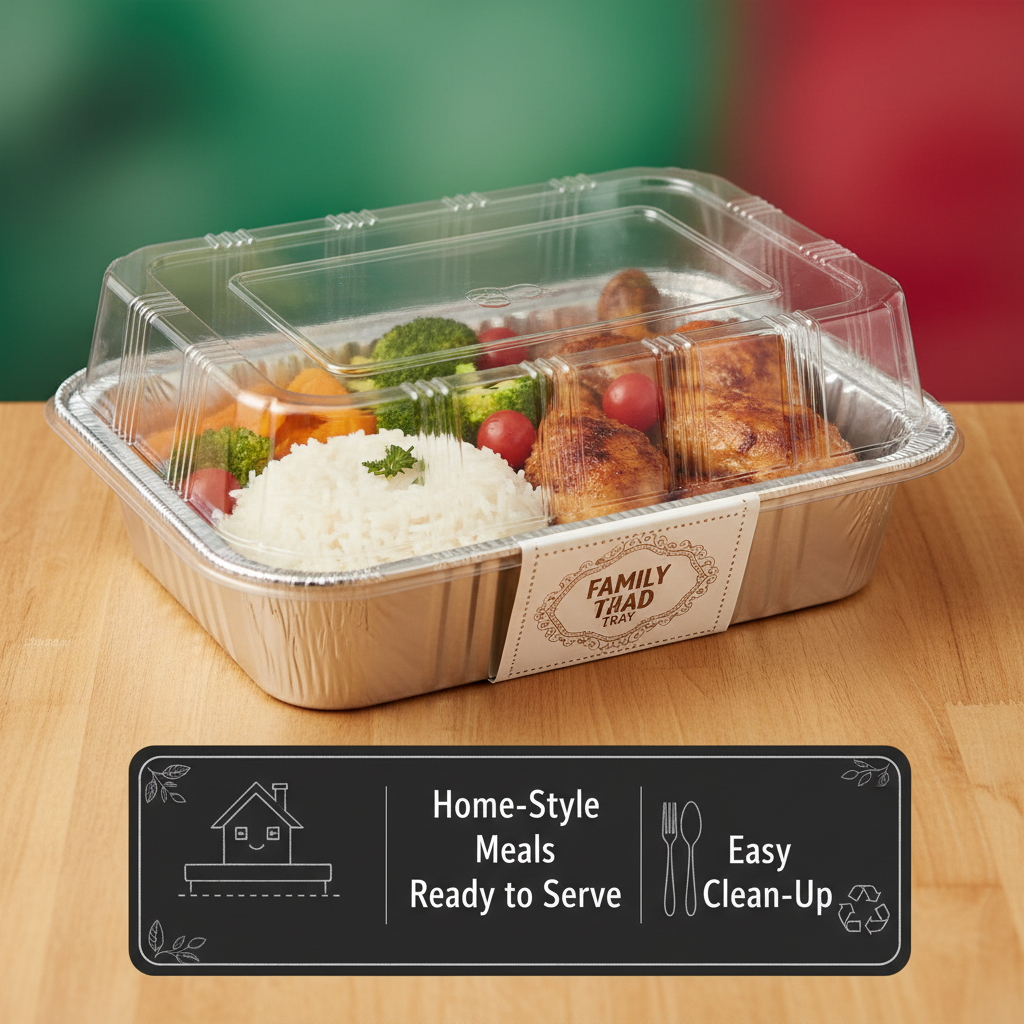 Family Maid Tray W/ Lid