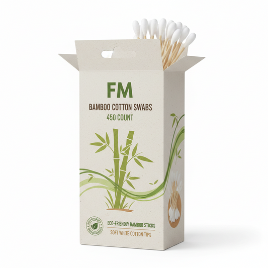 Fm Bamboo Cotton Swabs 450