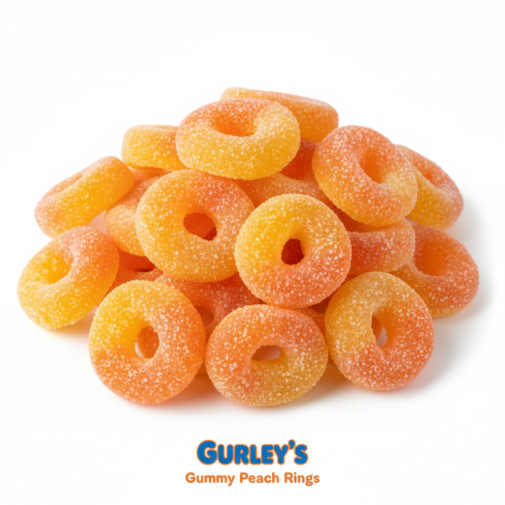 Gurley's Gummy Peach Rings
