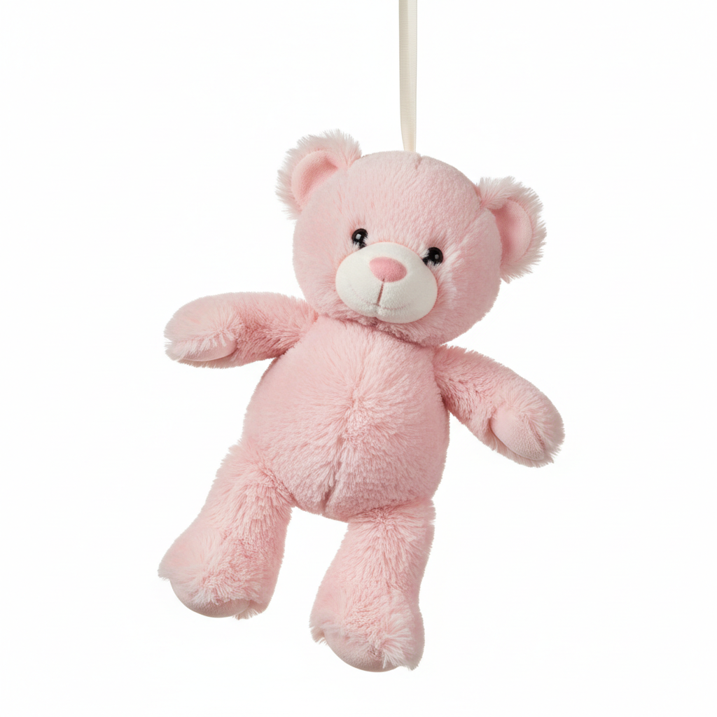 Hanging Teddy Pink