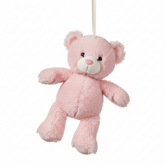 Hanging Teddy Pink