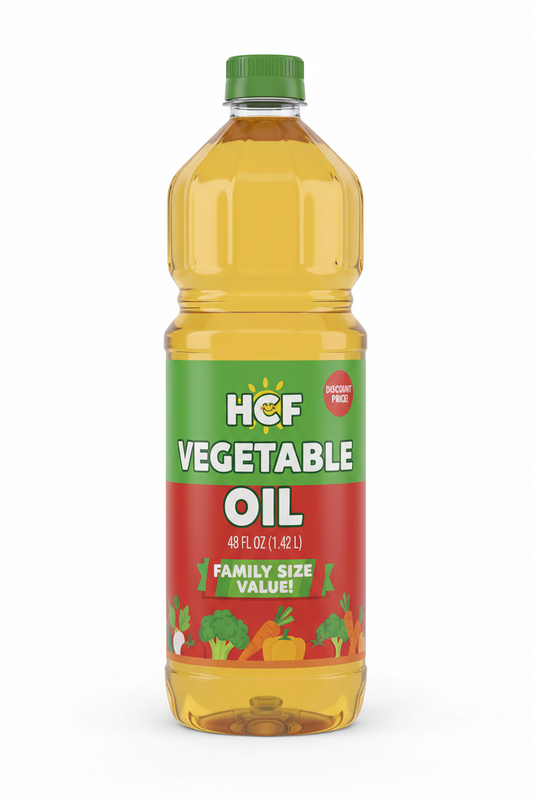 Hcf Vegetable Oil 48 Oz
