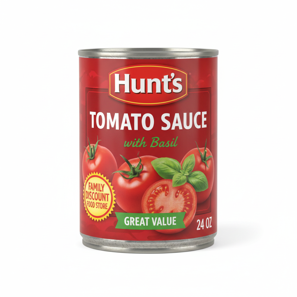 Hunts Tomatos Basil 24