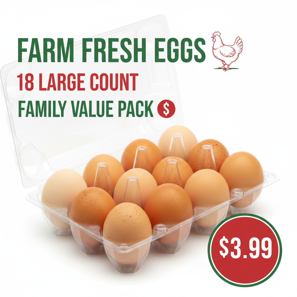Large Eggs 18ct