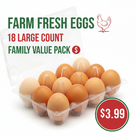 Large Eggs 18ct
