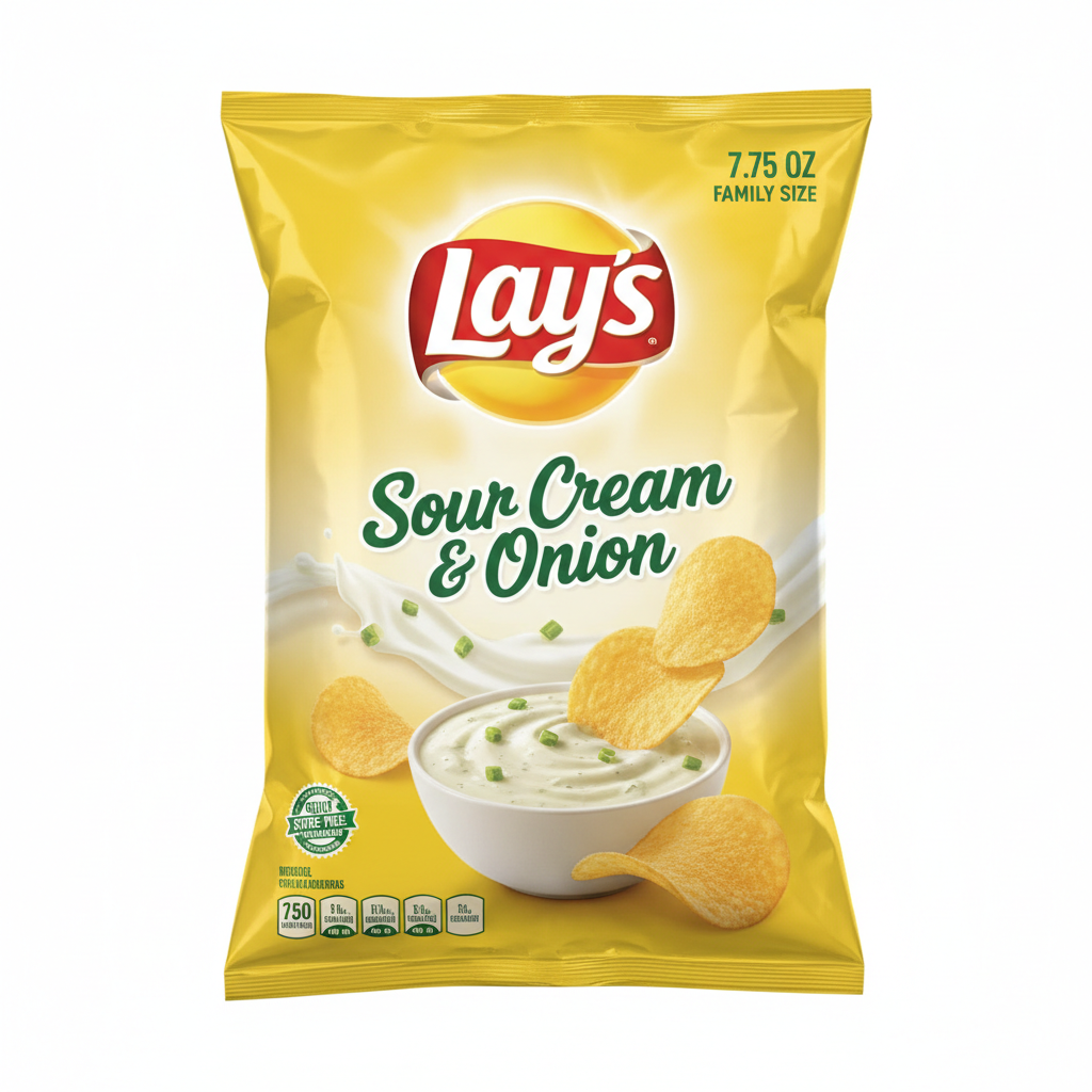 Lays Sour Cream 7 3/4