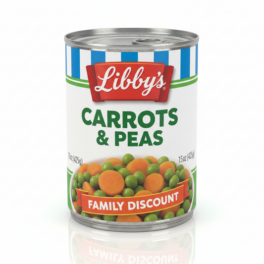 Libby Carrot &pea Can15oz