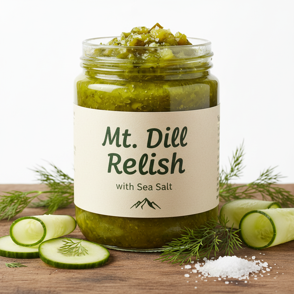 Mt Dill Relish W Sea Salt