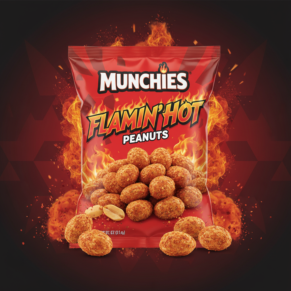 Munchies Flamin Hot Peanuts