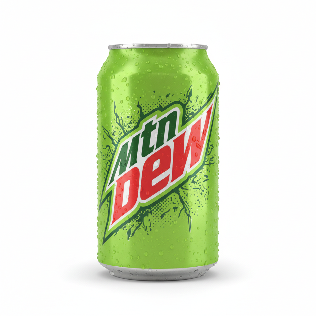 Pepsi Can Single Mt Dew