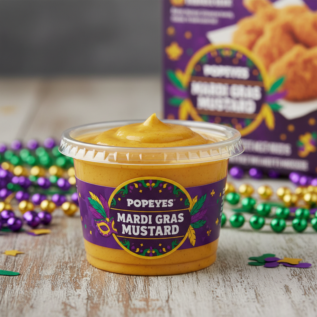 Popeys Mardi Gras Mustar