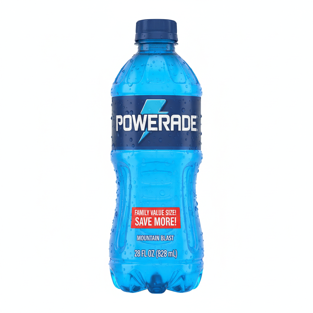 Power Ade Blue 28
