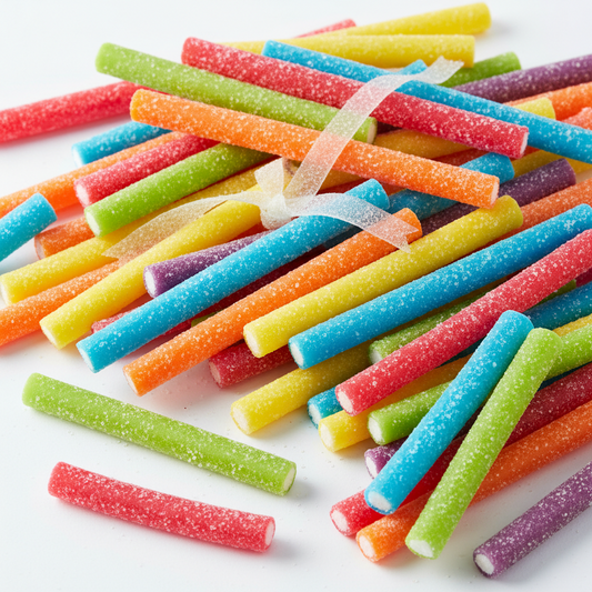 Rainbow Sour Punch Straws
