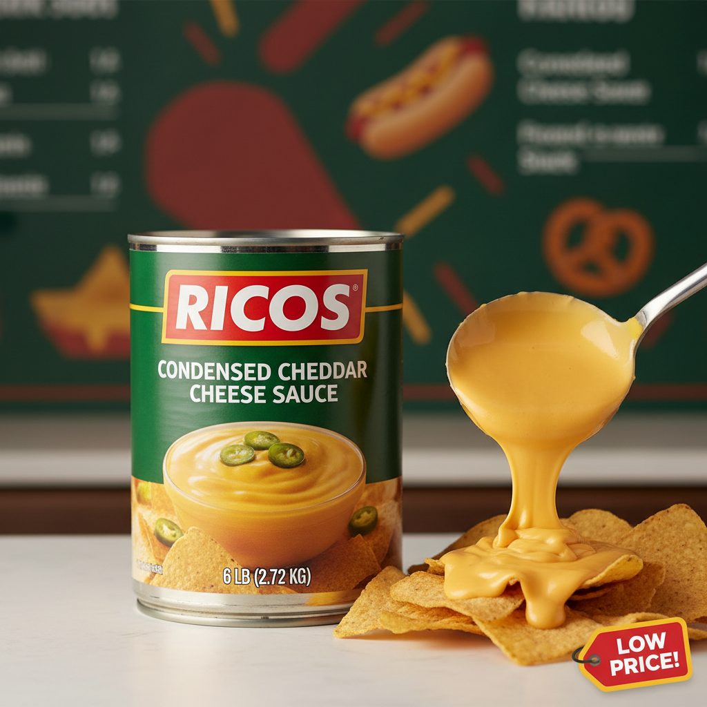Ricos Condensed Cheddar 6 Lb
