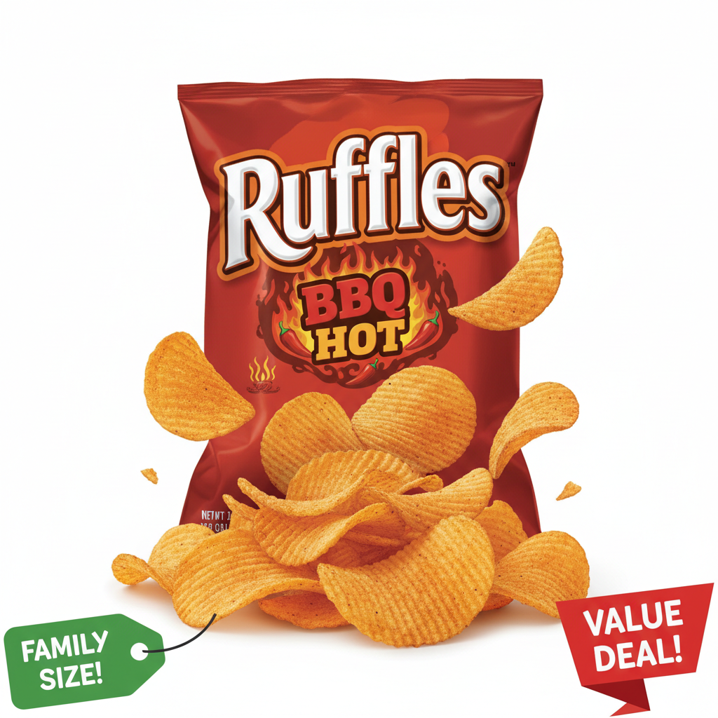 Ruffle Bbq. Hot