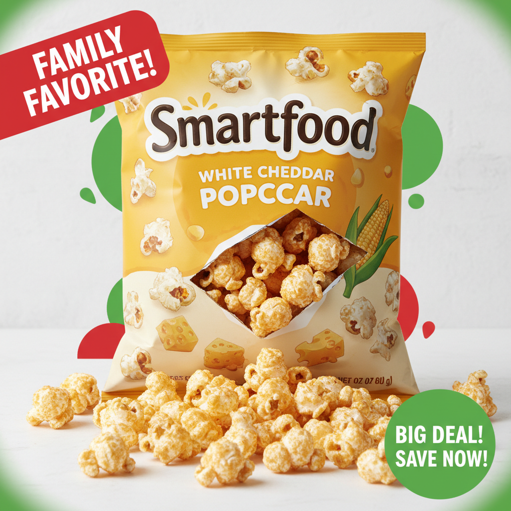 Samrtfood White Cheddar Popcorn