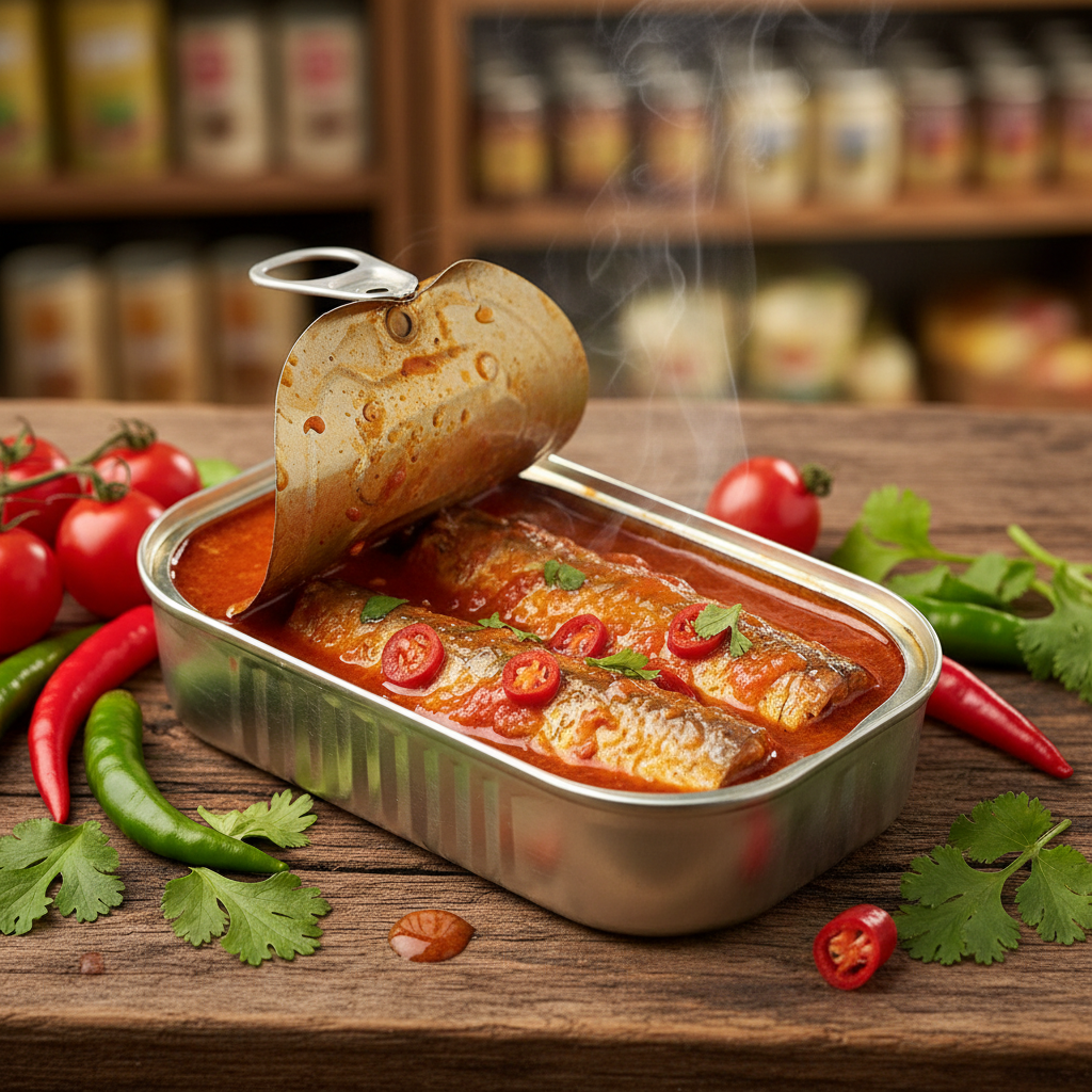 Sardines Tomatos Chli Hot