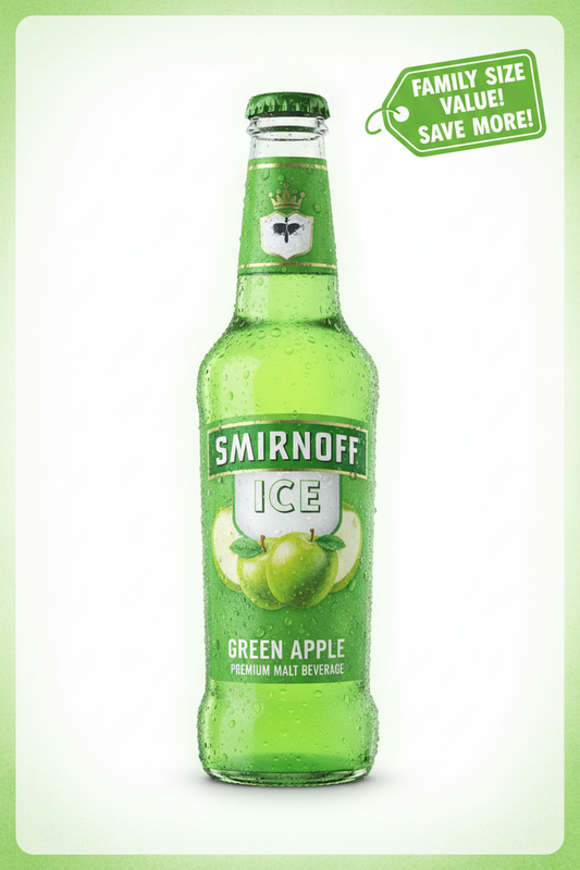 Smirinoff Ice Green Apple Single