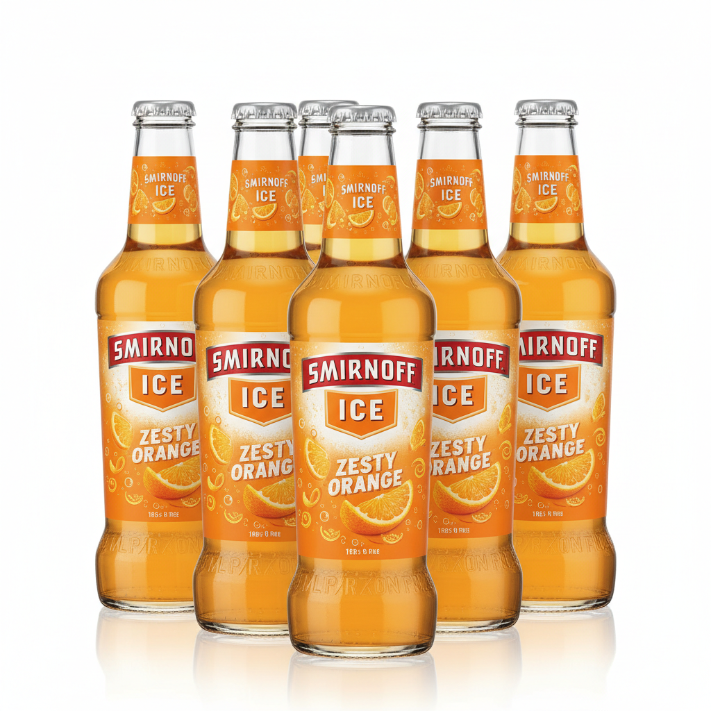 Smirinoff Ice Zesty Orange 6 Pack